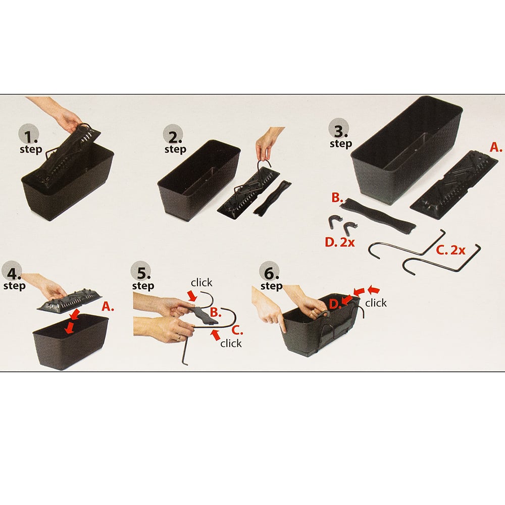 Skrzynka balkonowa Ratolla Umbra 39x16x14,5cm image 4